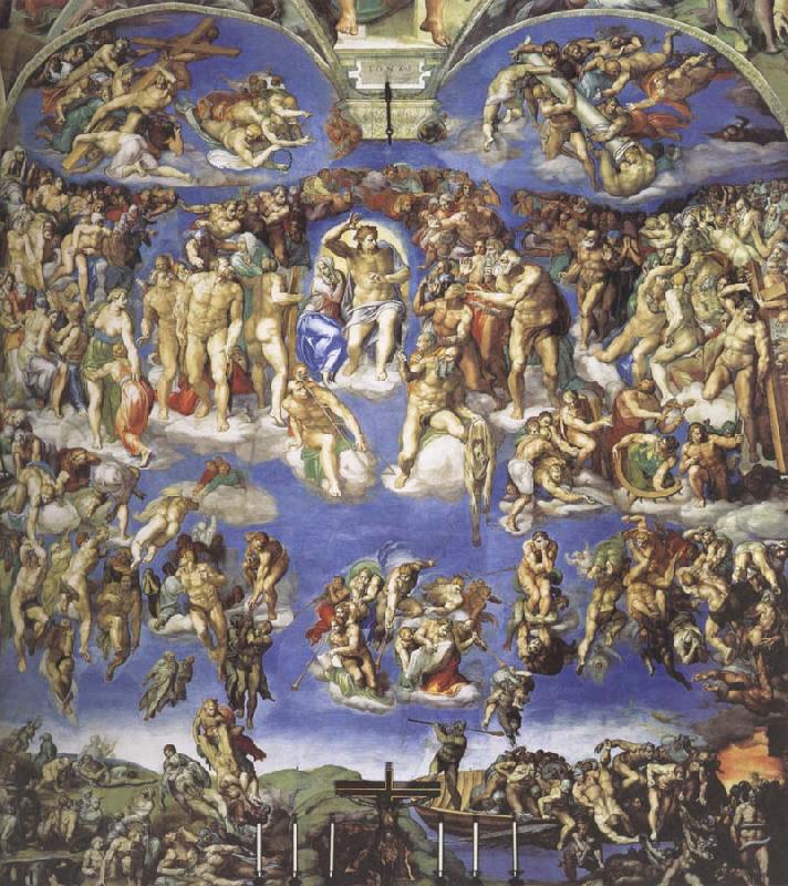 Michelangelo Buonarroti The Last  judgment China oil painting art
